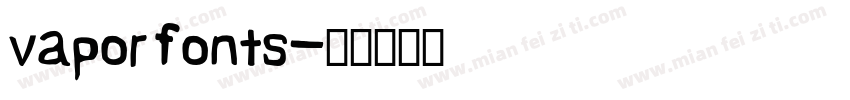 vapor fonts字体转换
